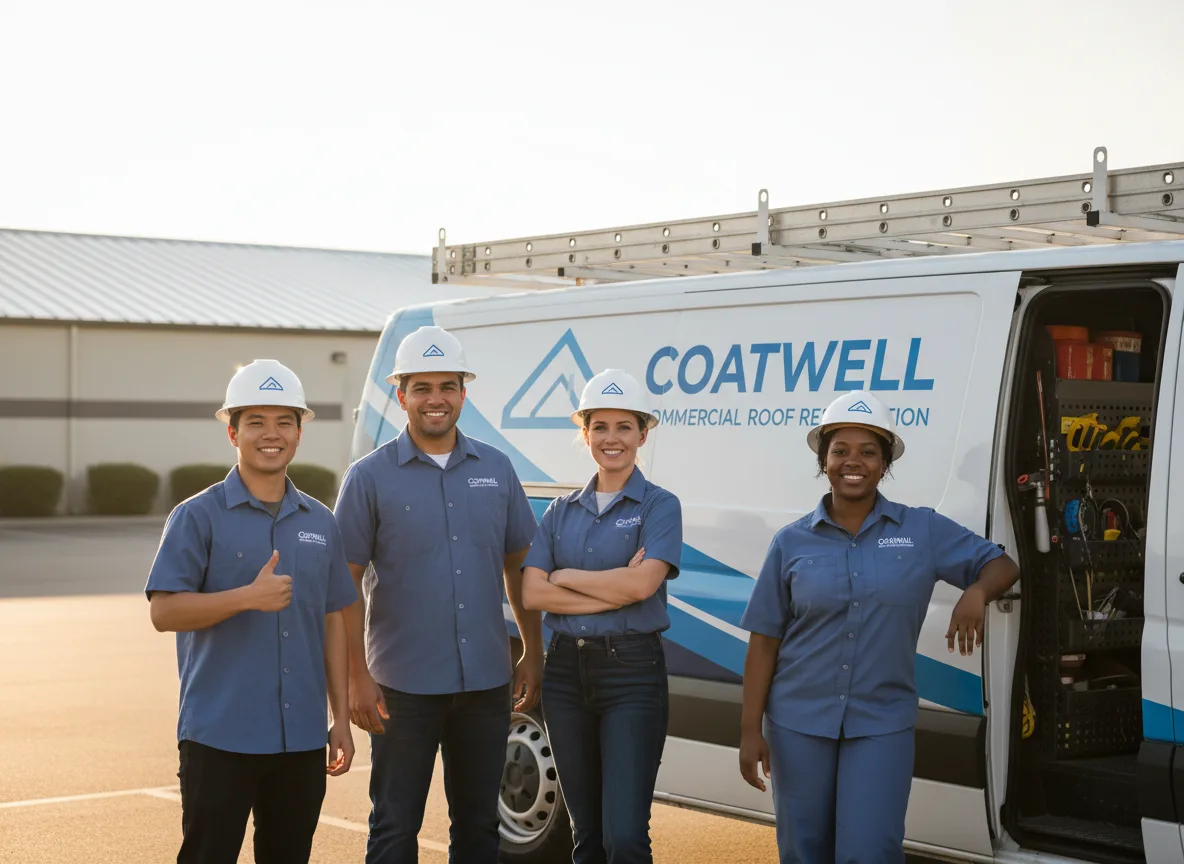 Commercial roof coating company in Milldale, CT